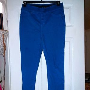 New York & Company Navy SoHo Legging RGUC pull on teal